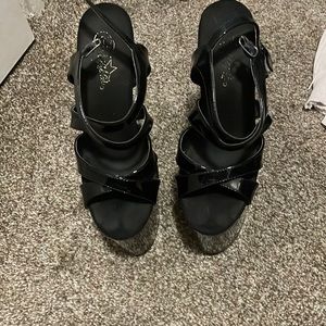 Pleasers shoes, 8 inch heels and size 8